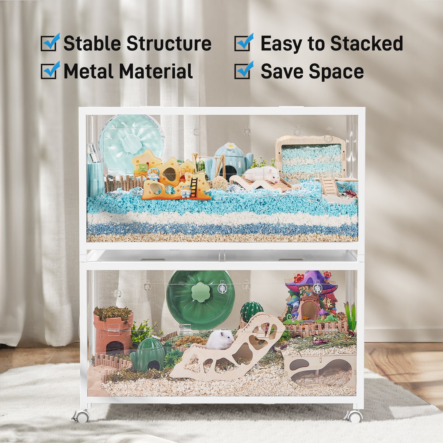 BUCATSTATE Metal Small Animal Cage 3.0 (100cm & 120cm)