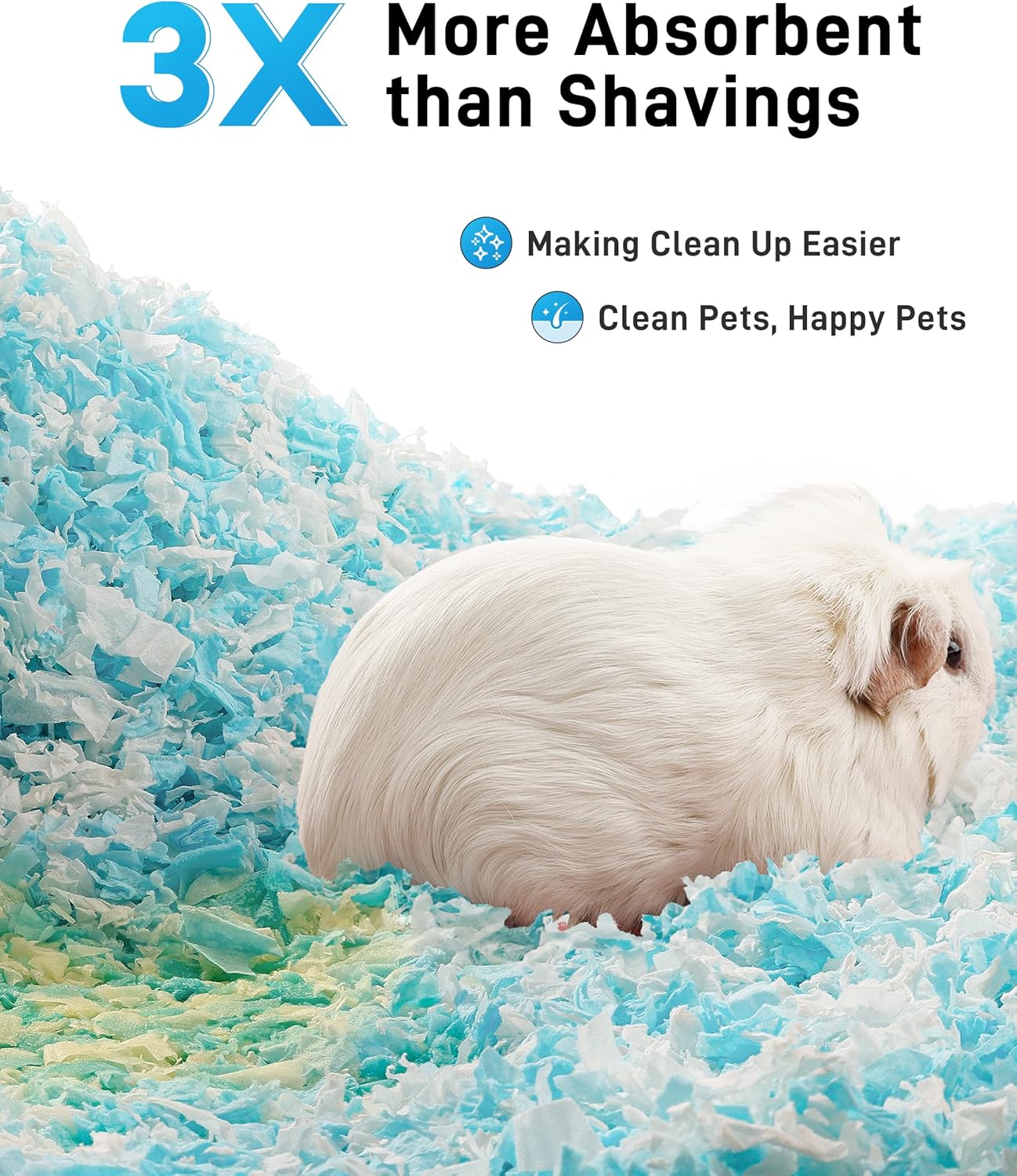 BUCATSTATE Natural Paper Small Pet Bedding with Christmas Special Edition (20L/50L/70L)