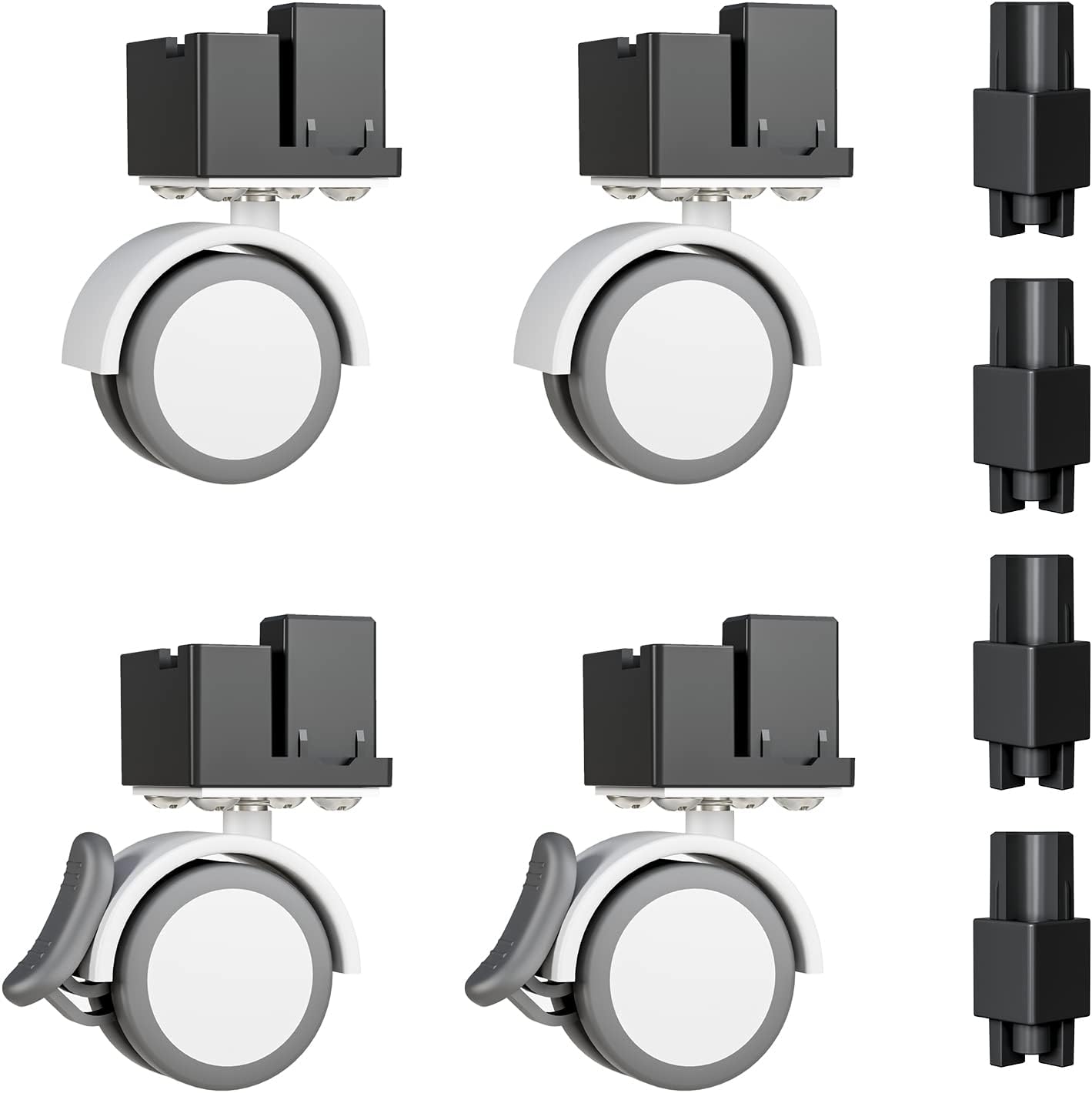 BUCATSTATE Universal Wheel with Stacking Parts fit for BUCATSTATE Metal Small Animal Cage 2.0 & 3.0