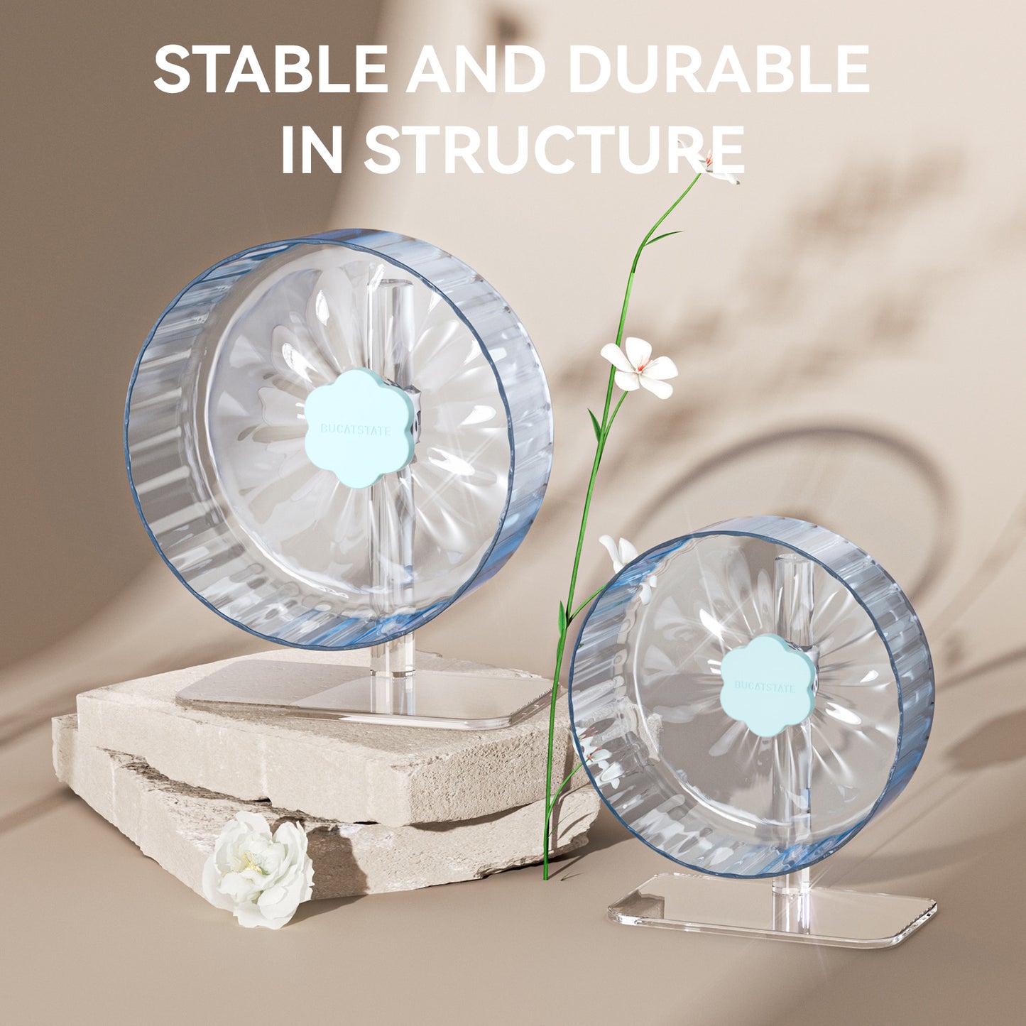 BUCATSTATE Super-Silent Hamster Wheel (Starlight-2.0)