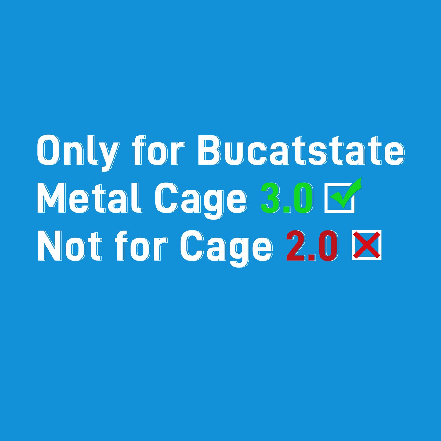 BUCATSTATE Metal Small Animal Cage 3.0 (100cm & 120cm)