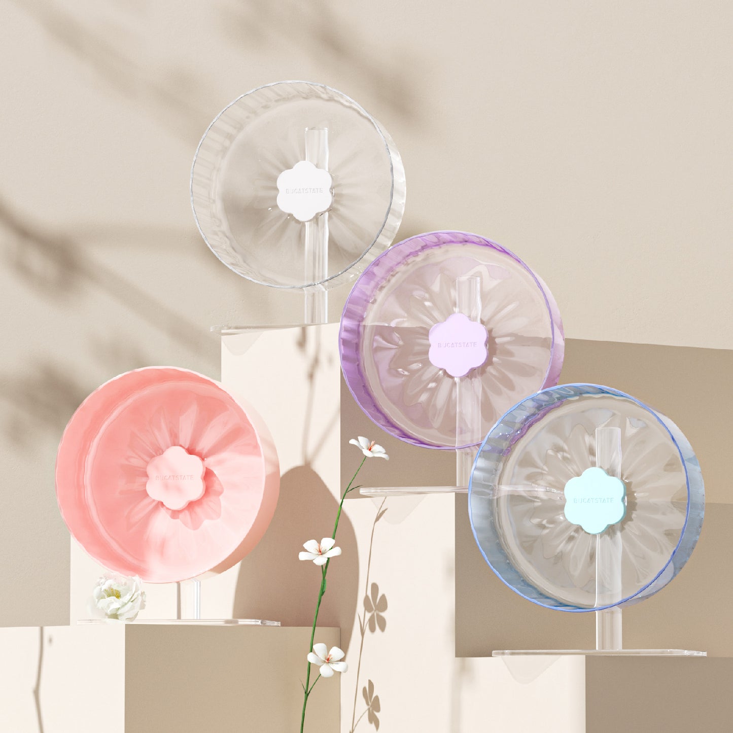 BUCATSTATE Super-Silent Hamster Wheel (Starlight-2.0)