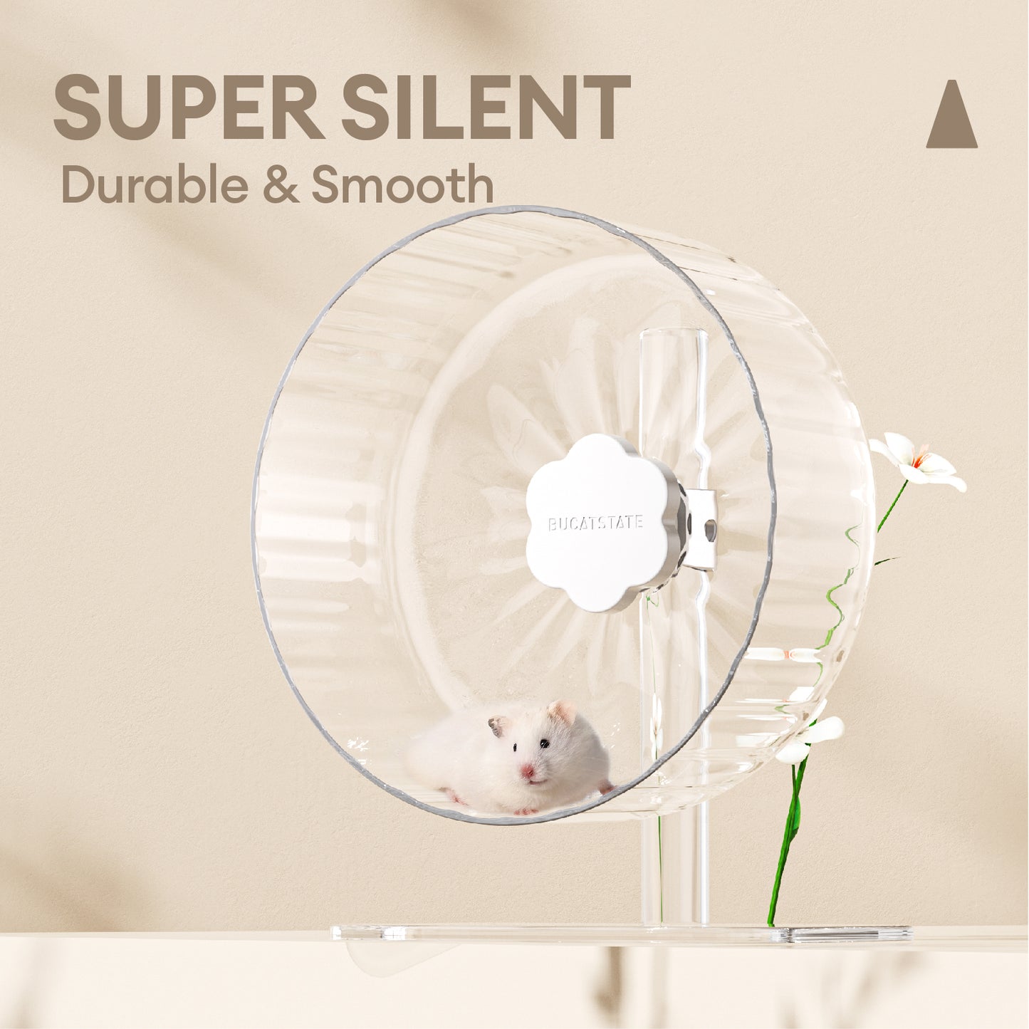 BUCATSTATE Super-Silent Hamster Wheel (Starlight-2.0)