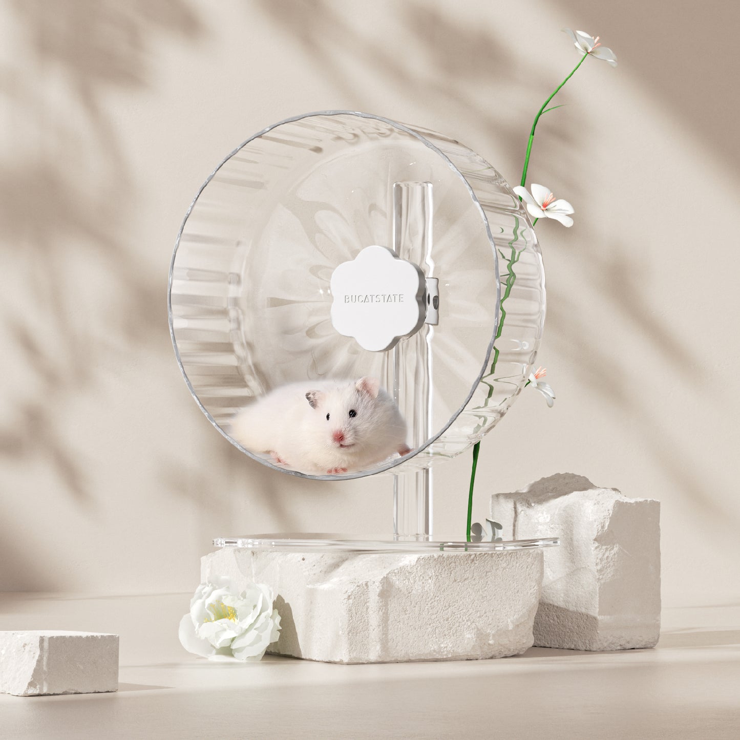 BUCATSTATE Super-Silent Hamster Wheel (Starlight-2.0)