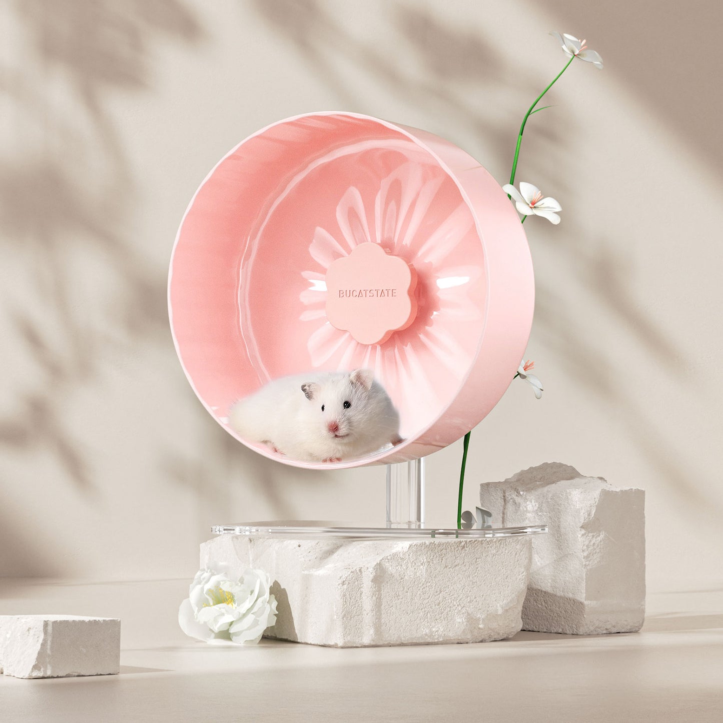 BUCATSTATE Super-Silent Hamster Wheel (Starlight-2.0)
