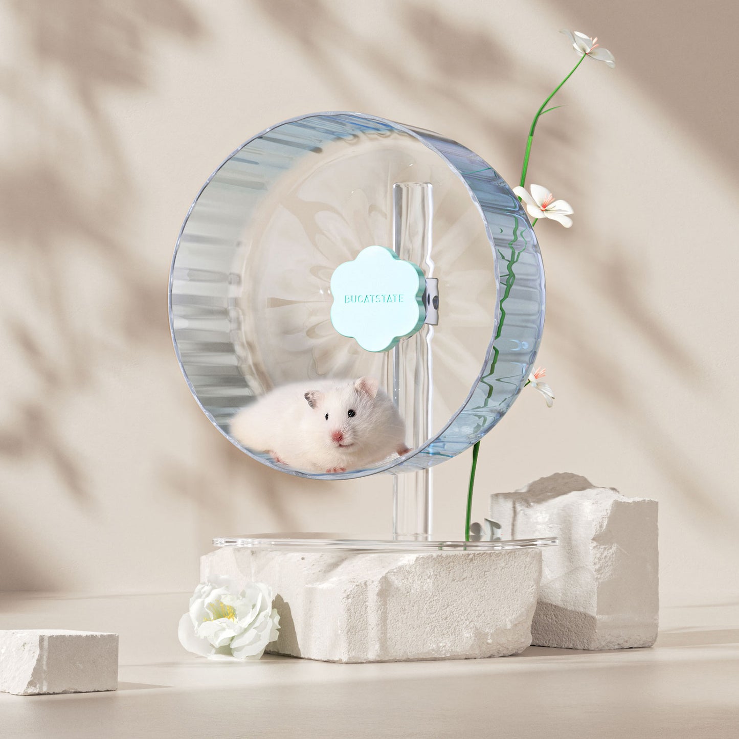 BUCATSTATE Super-Silent Hamster Wheel (Starlight-2.0)