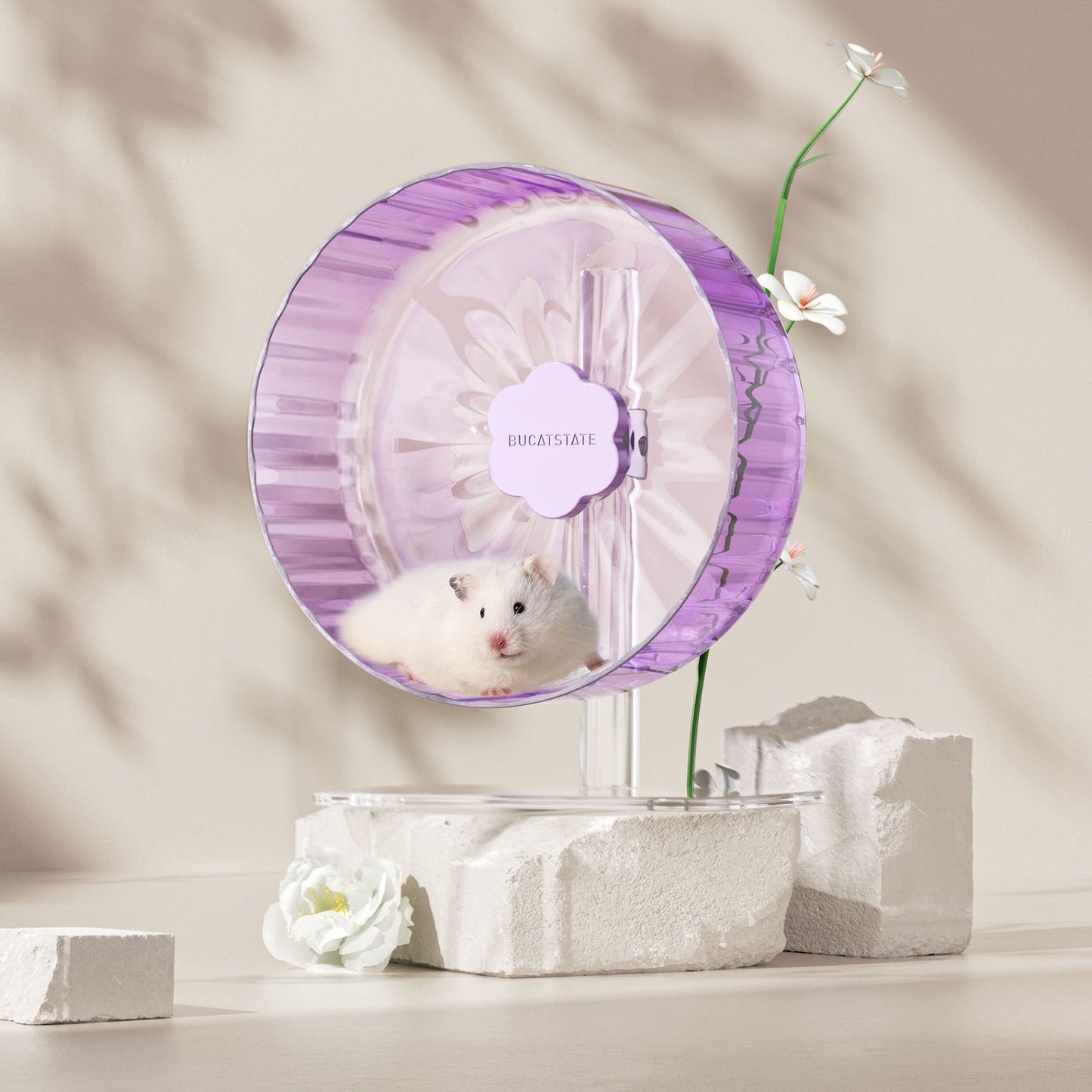BUCATSTATE Super-Silent Hamster Wheel (Starlight-2.0)