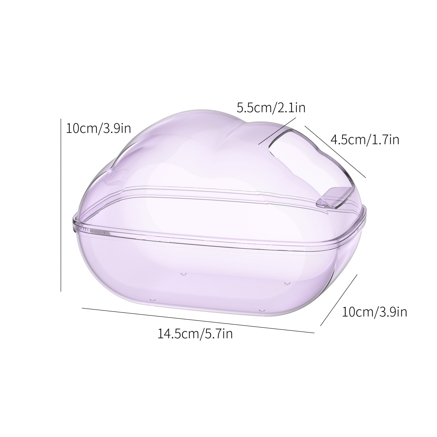 BUCATSTATE Hamster Sand Bath Container with Scoop Set