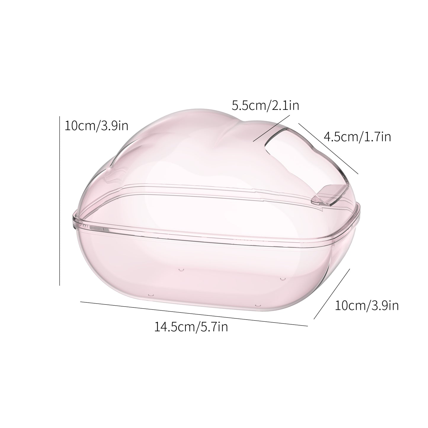 BUCATSTATE Hamster Sand Bath Container with Scoop Set