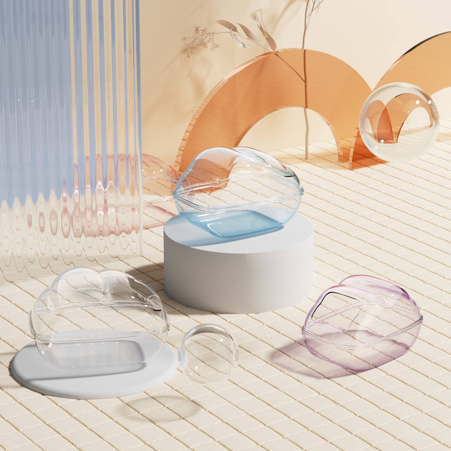 BUCATSTATE Hamster Sand Bath Container with Scoop Set