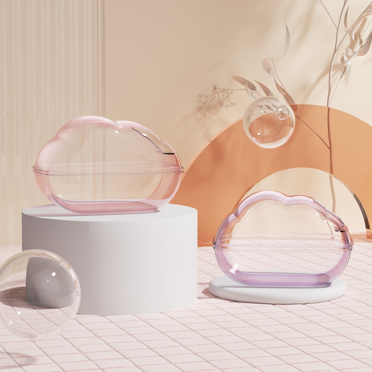 BUCATSTATE Hamster Sand Bath Container with Scoop Set