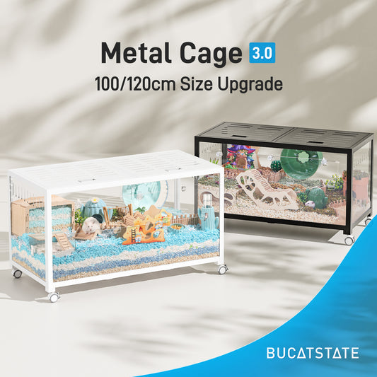 BUCATSTATE Metal Small Animal Cage 3.0 (100cm & 120cm)