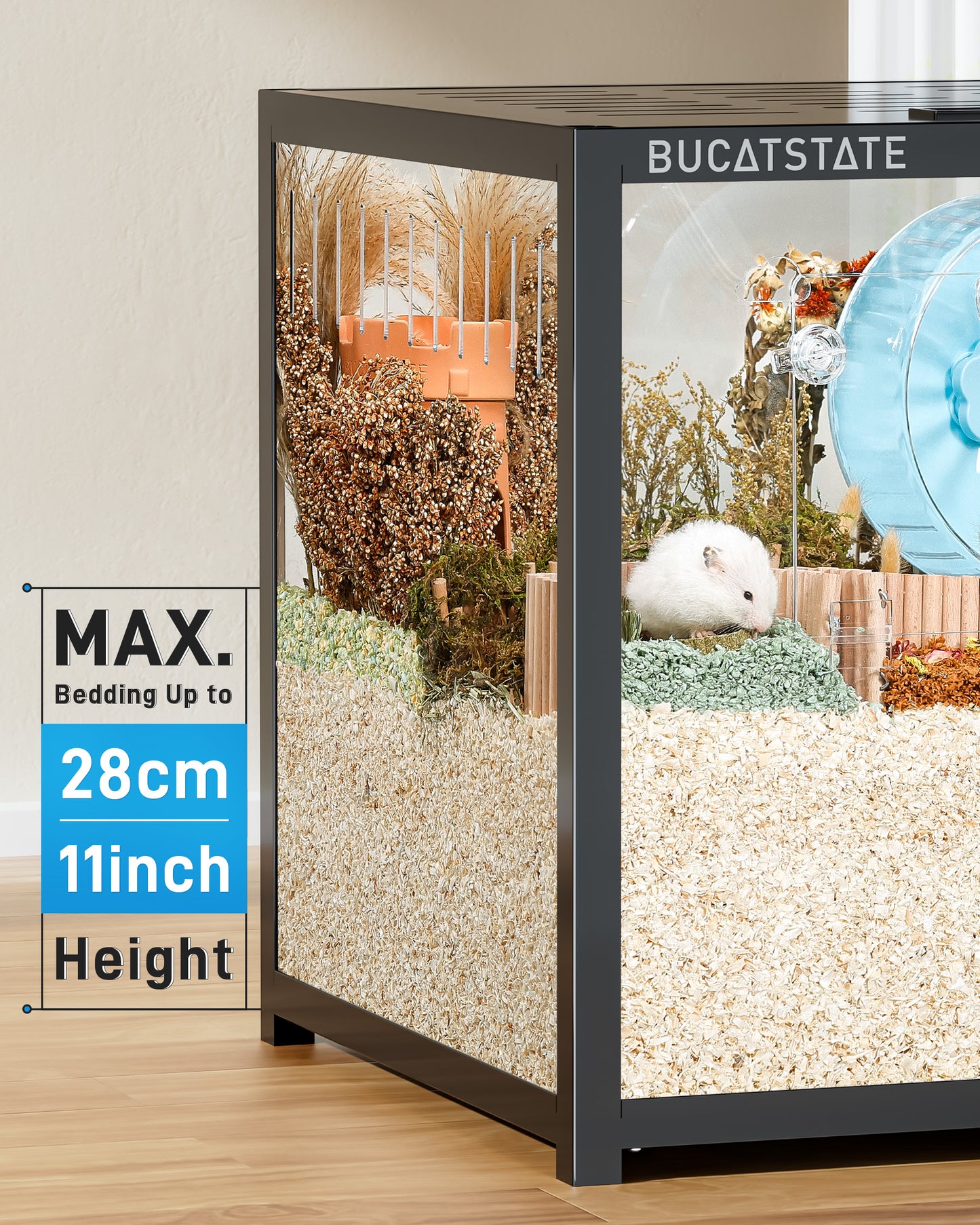 BUCATSTATE Metal Small Animal Cage 3.0 (100cm & 120cm）