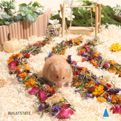 BUCATSTATE Flowers Scent Natural & Soft Hamster Bedding-200g/7oz (Pure Flowers)