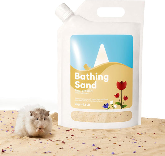 BUCATSTATE 6.6LB Desert Bath Sand with Pour Spout Flower Smell