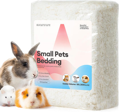 BUCATSTATE Natural Paper Small Pet Bedding (20L/50L/70L)