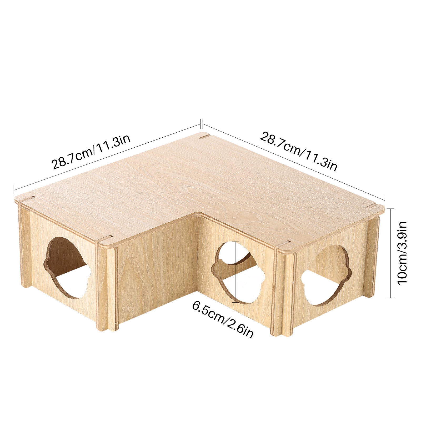 Wooden hamster sale hideout