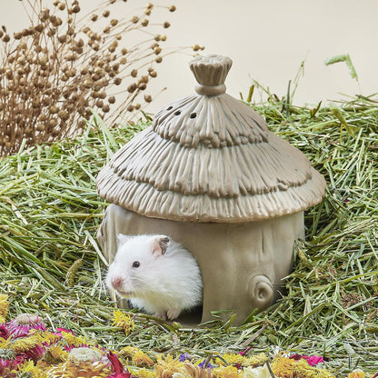 BUCATSTATE Hamster Stump Ceramic Hideout