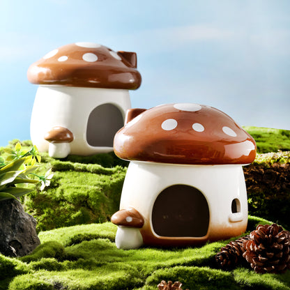 BUCATSTATE Mushroom Series Ceramic Hamster Supplies